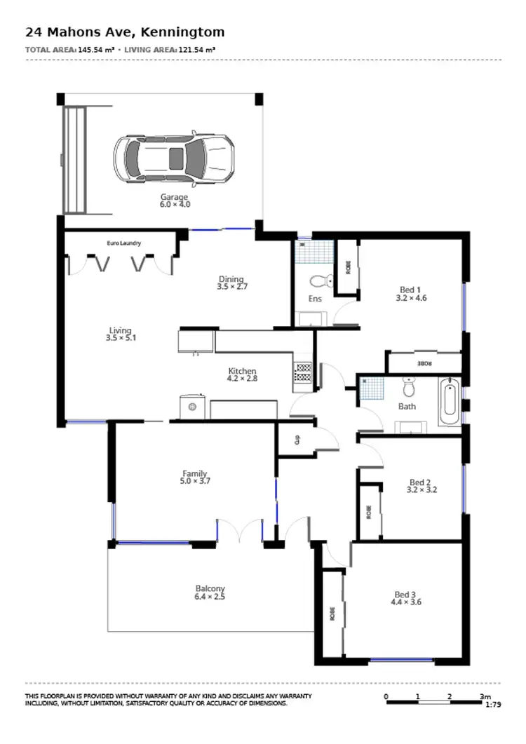 Floorplan of Homely house listing, 24 Mahon Avenue, Kennington VIC 3550