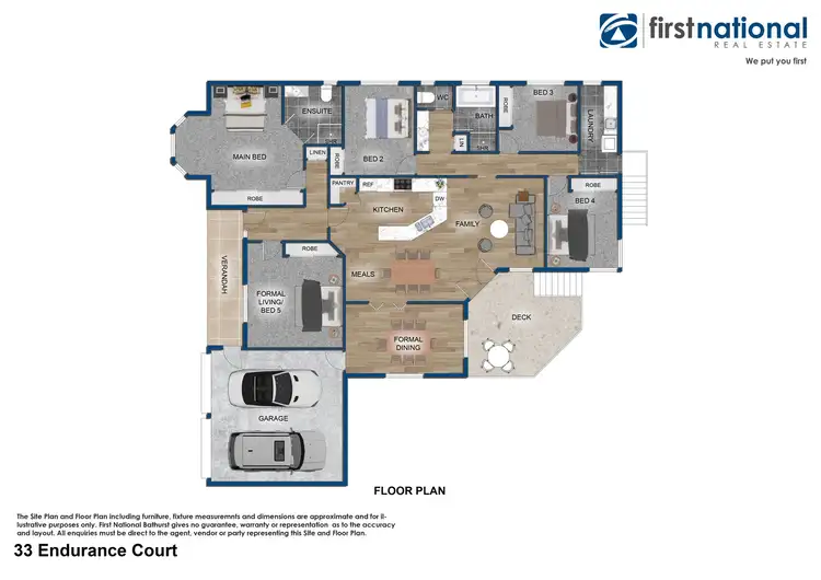 Floorplan of Homely house listing, 33 Endurance Court, Llanarth NSW 2795