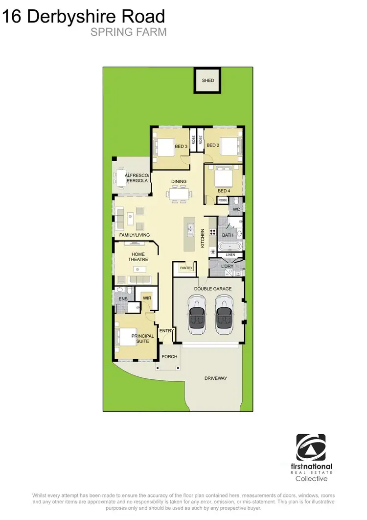 Floorplan of Homely house listing, 16 Derbyshire Road, Spring Farm NSW 2570
