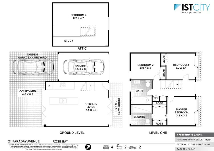 Floorplan of Homely house listing, 21 Faraday Avenue, Rose Bay NSW 2029