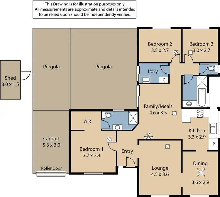 Floorplan of Homely house listing, 3 Carr Street, Gawler East SA 5118
