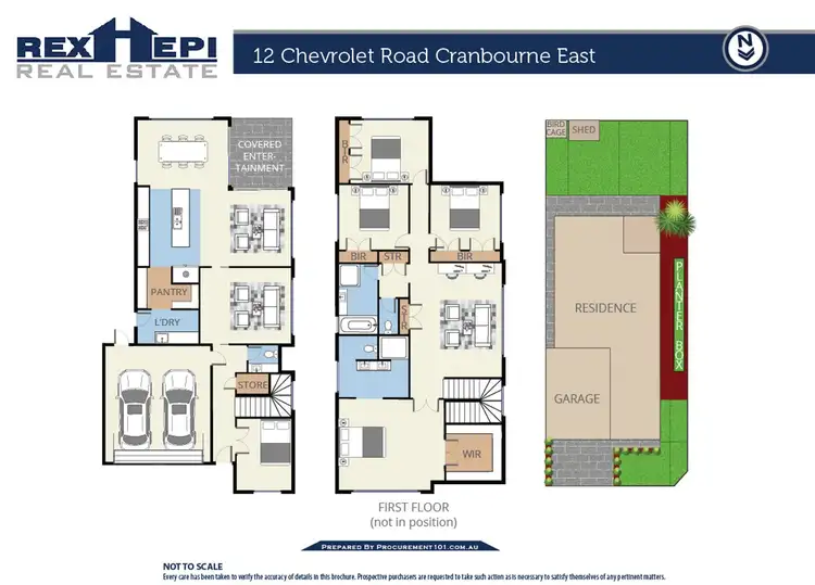Floorplan of Homely house listing, 12 Chevrolet Road, Cranbourne East VIC 3977