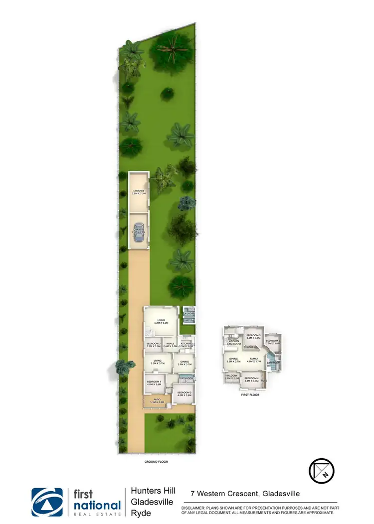 Floorplan of Homely house listing, 7 Western Crescent, Gladesville NSW 2111