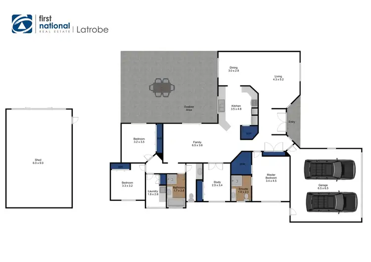 Floorplan of Homely house listing, 41 Connaught Way, Traralgon VIC 3844