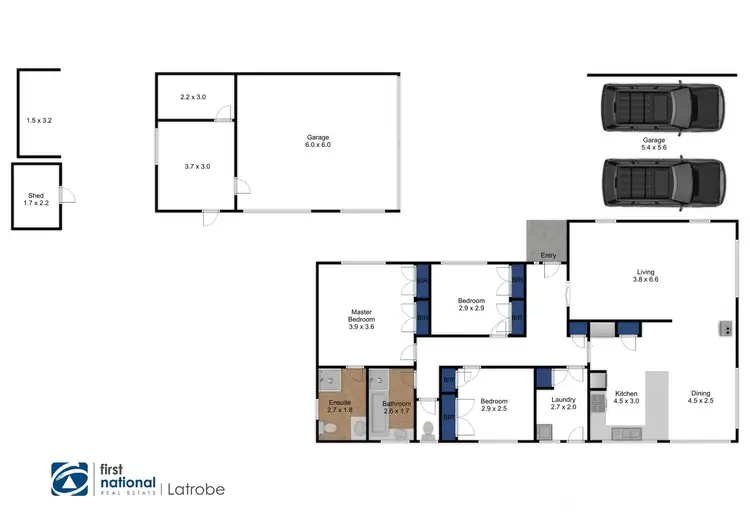 Floorplan of Homely house listing, 17 Rainbird Court, Traralgon VIC 3844