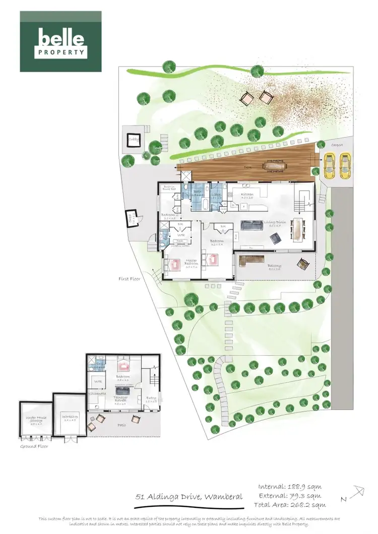 Floorplan of Homely house listing, 51 Aldinga Drive, Wamberal NSW 2260