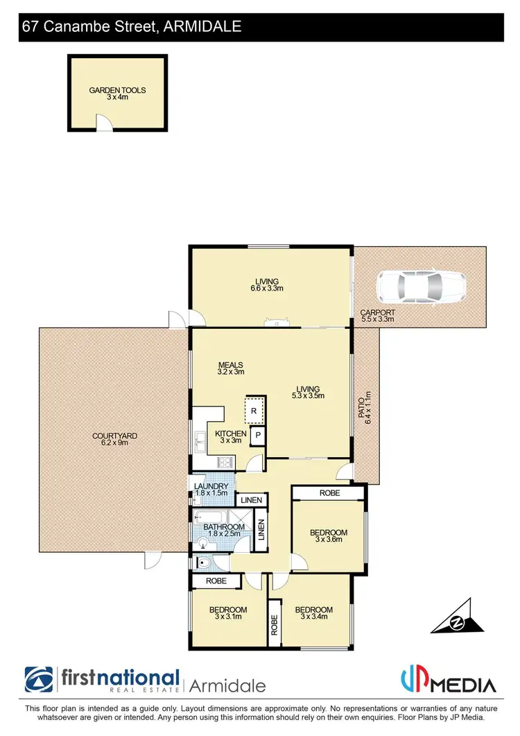 Floorplan of Homely house listing, 67 Canambe Street, Armidale NSW 2350