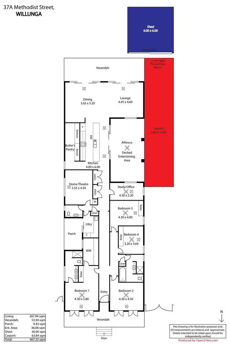 Floorplan of Homely house listing, 37A Methodist Street, Willunga SA 5172