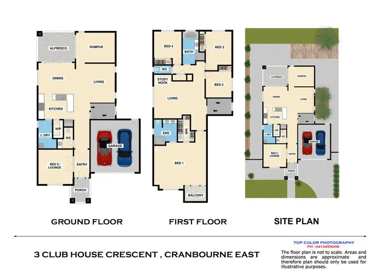 Floorplan of Homely house listing, 3 Club House Crescent, Cranbourne East VIC 3977