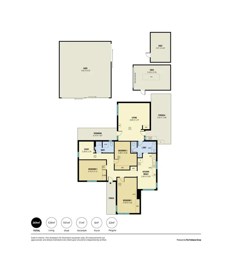 Floorplan of Homely house listing, 24 Fitch Road, Fulham SA 5024