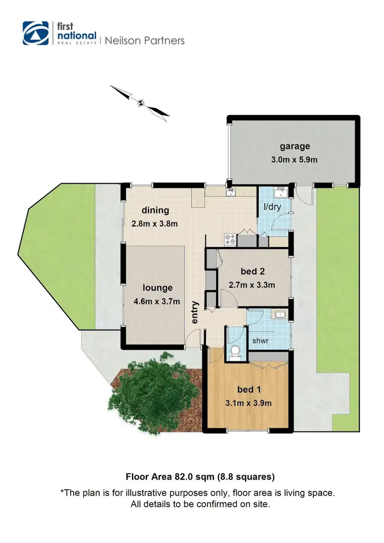 Floorplan of Homely unit listing, 2/106 Prospect Hill Rd, Narre Warren VIC 3805