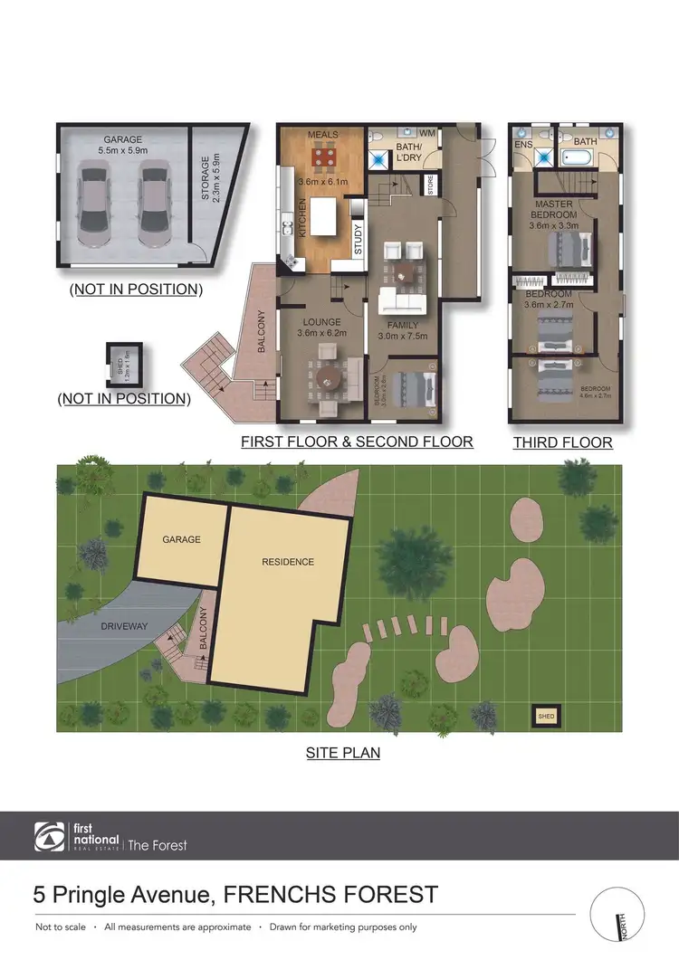 Floorplan of Homely house listing, 5 Pringle Avenue, Frenchs Forest NSW 2086