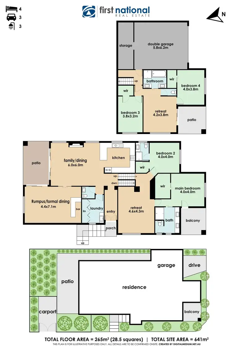 Floorplan of Homely house listing, 14 Bushlark Court, Berwick VIC 3806