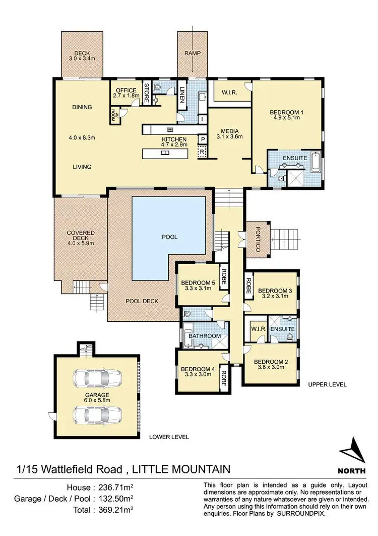 Floorplan of Homely house listing, 1/15 Wattlefield Road, Little Mountain QLD 4551