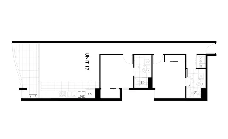 Floorplan of Homely apartment listing, 17/100 Keilor Road, Essendon North VIC 3041