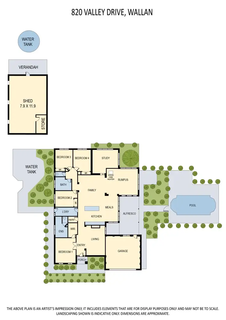 Floorplan of Homely house listing, 820 Valley Drive, Wallan VIC 3756