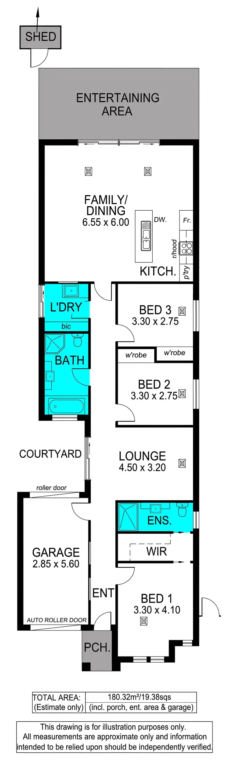 Floorplan of Homely house listing, 6A Stevens Street, Seaton SA 5023