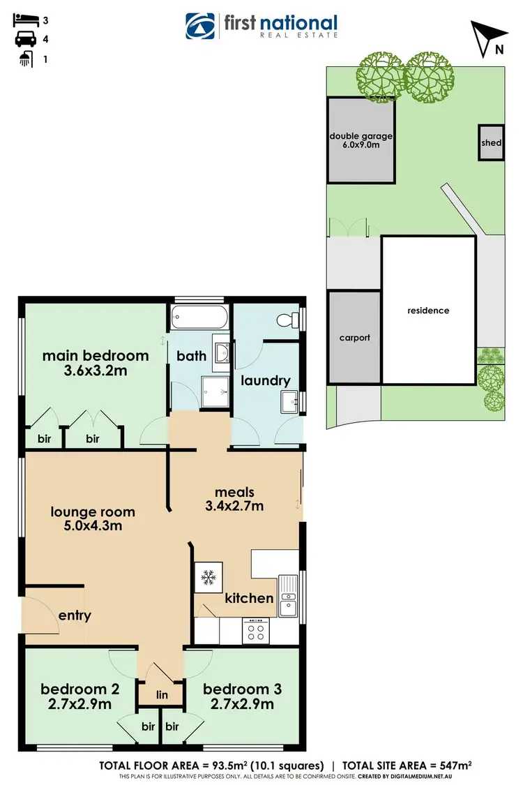 Floorplan of Homely house listing, 7 Camdale Close, Hampton Park VIC 3976