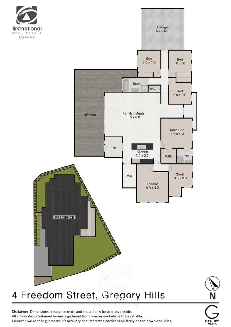 Floorplan of Homely house listing, 4 Freedom Street, Gregory Hills NSW 2557