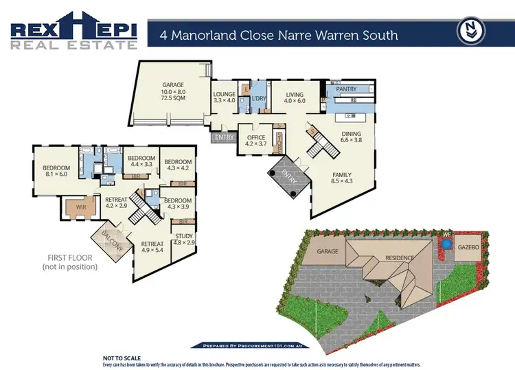 Floorplan of Homely house listing, 4 Manorlord Place, Narre Warren South VIC 3805
