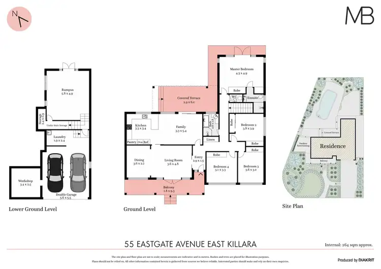 Floorplan of Homely house listing, 55 Eastgate Avenue, East Killara NSW 2071