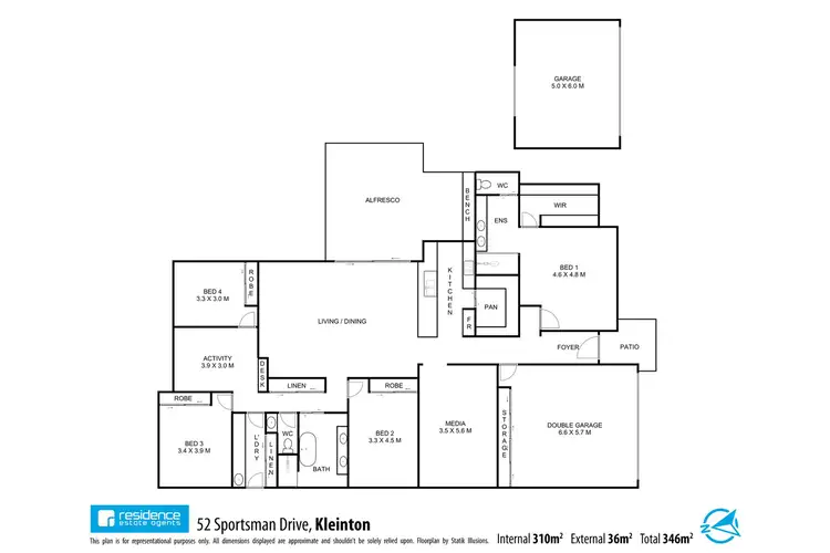Floorplan of Homely house listing, 52 Sportsman Drive, Kleinton QLD 4352
