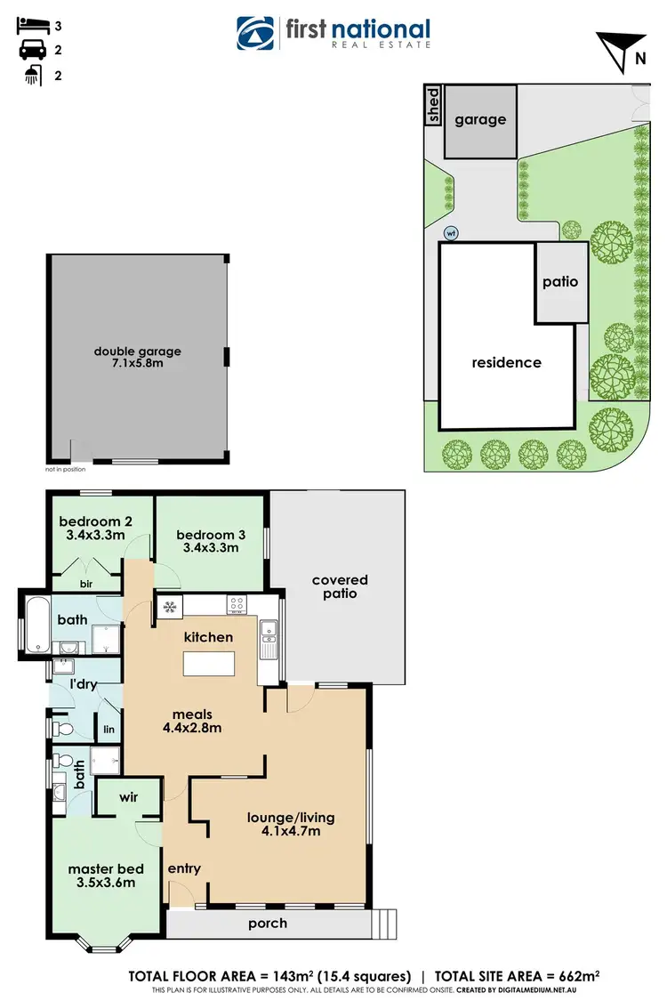 Floorplan of Homely house listing, 40 Bourke Road, Cranbourne VIC 3977