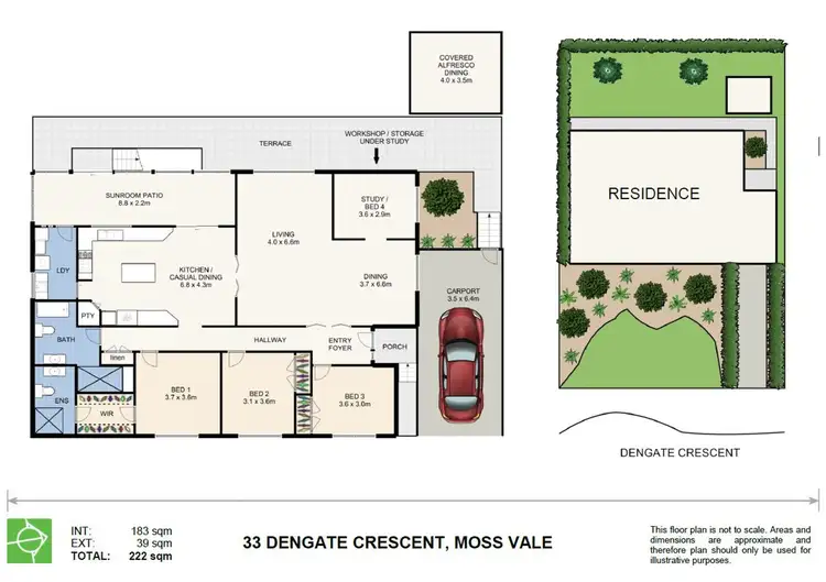 Floorplan of Homely house listing, 33 Dengate Crescent, Moss Vale NSW 2577