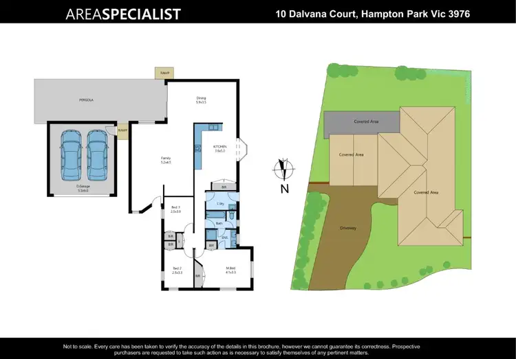 Floorplan of Homely house listing, 10 Dalvana Court, Hampton Park VIC 3976