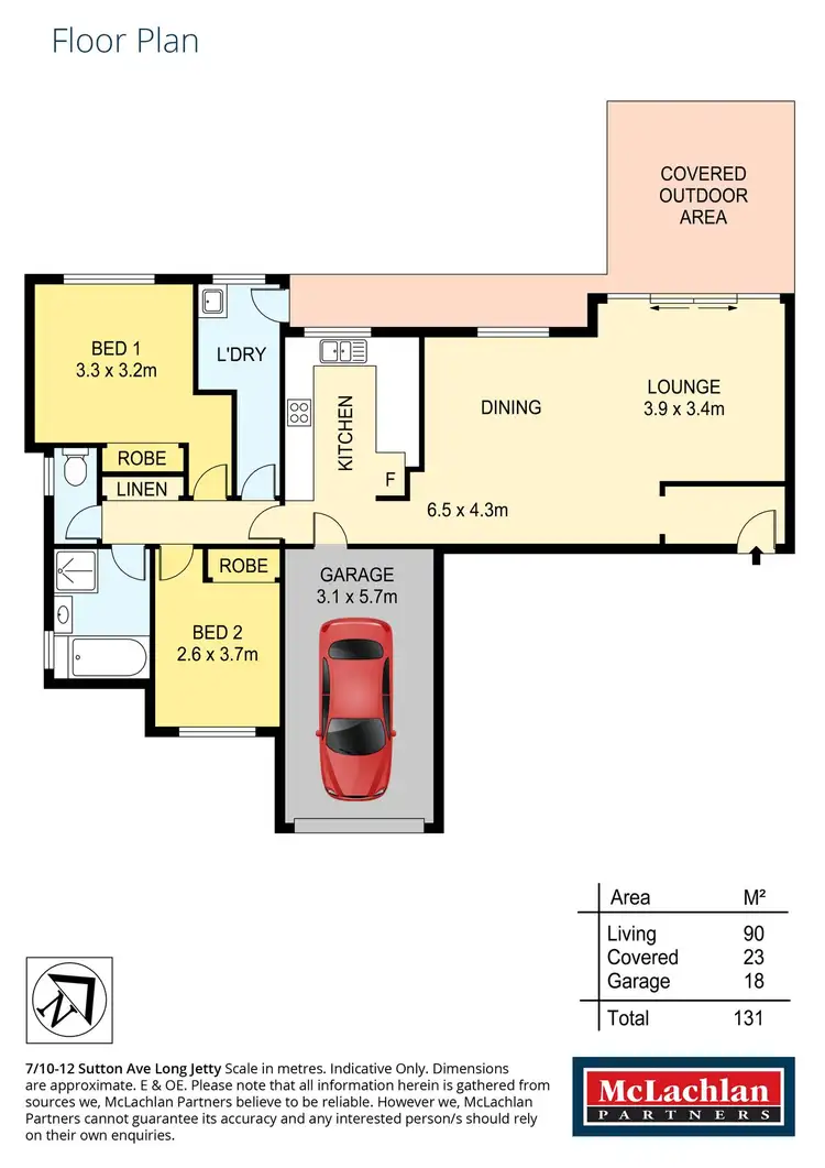 Floorplan of Homely unit listing, 7/10-12 Sutton Avenue, Long Jetty NSW 2261