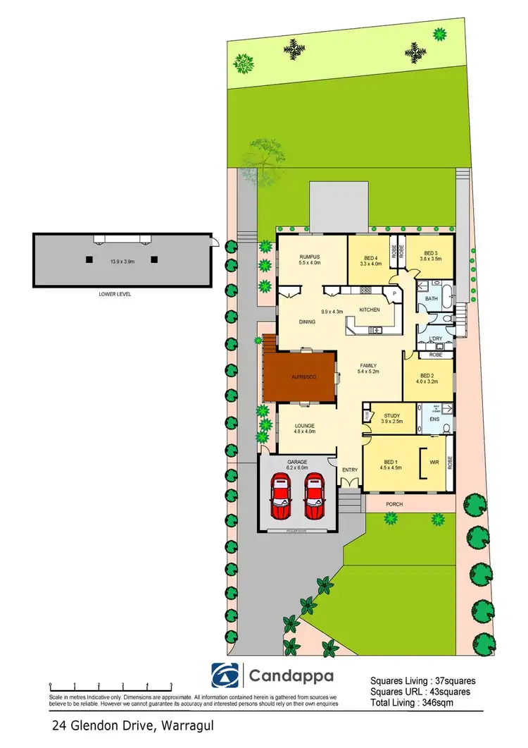 Floorplan of Homely house listing, 24 Glendon Drive, Warragul VIC 3820