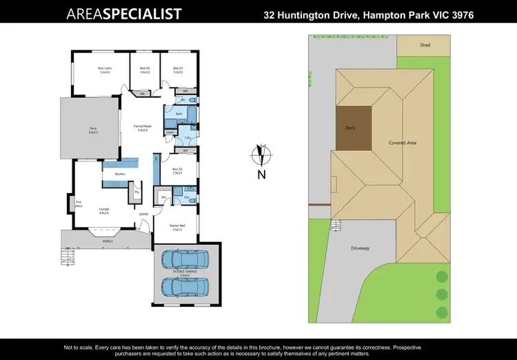 Floorplan of Homely house listing, 32 Huntington Drive, Hampton Park VIC 3976