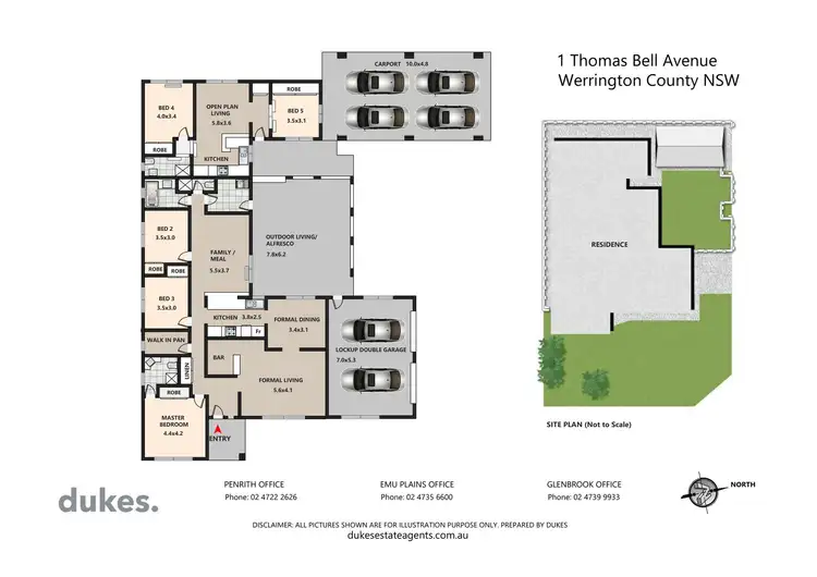 Floorplan of Homely house listing, 1 Thomas Bell Avenue, Werrington County NSW 2747