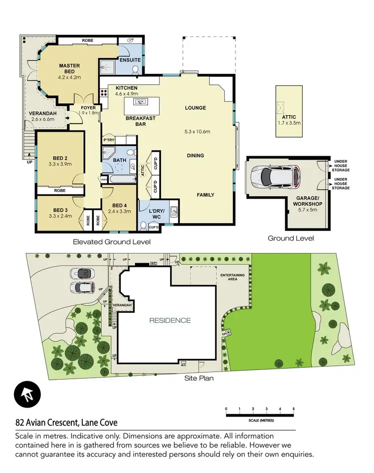 Floorplan of Homely house listing, 82 Avian Crescent, Lane Cove NSW 2066