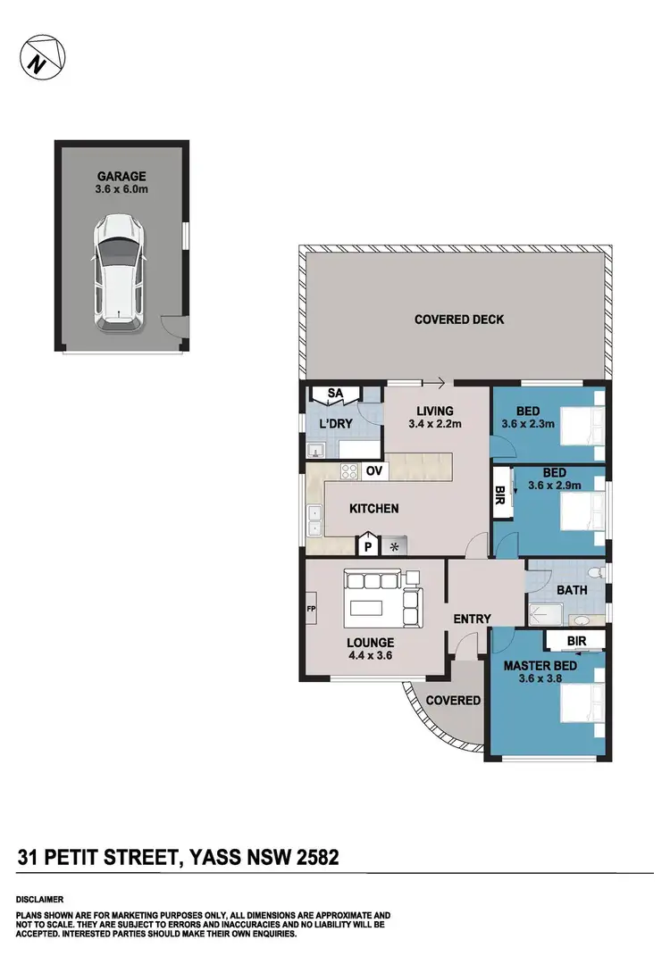 Floorplan of Homely house listing, 31 Petit Street, Yass NSW 2582