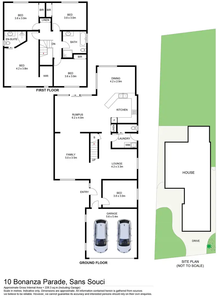 Floorplan of Homely house listing, 10 Bonanza Parade, Sans Souci NSW 2219