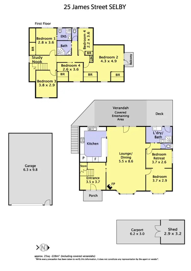 Floorplan of Homely house listing, 25 James Street, Selby VIC 3159