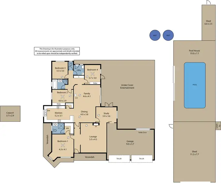 Floorplan of Homely house listing, 1 Coombs Court, Lewiston SA 5501