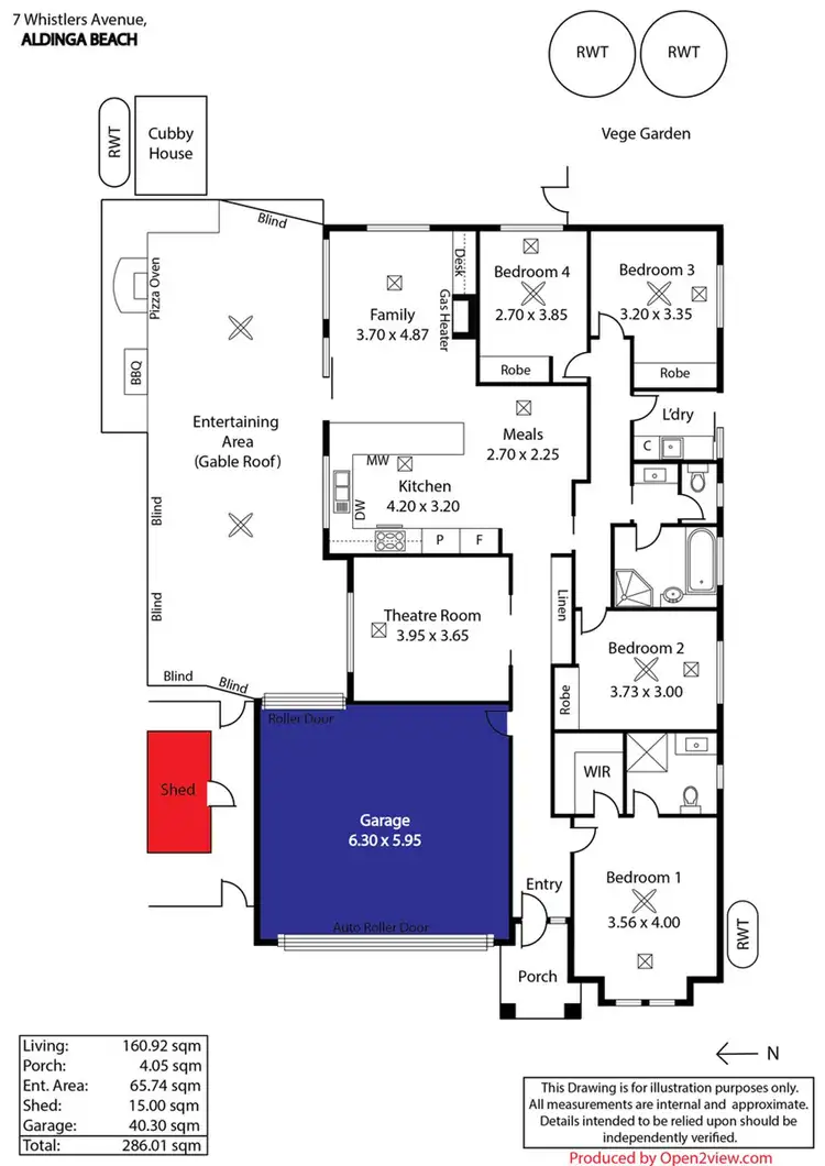Floorplan of Homely house listing, 7 Whistlers Avenue, Aldinga Beach SA 5173