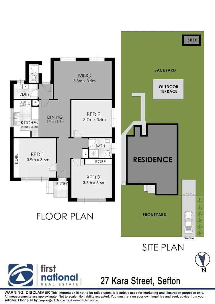 Floorplan of Homely house listing, 27 Kara Street, Sefton NSW 2162