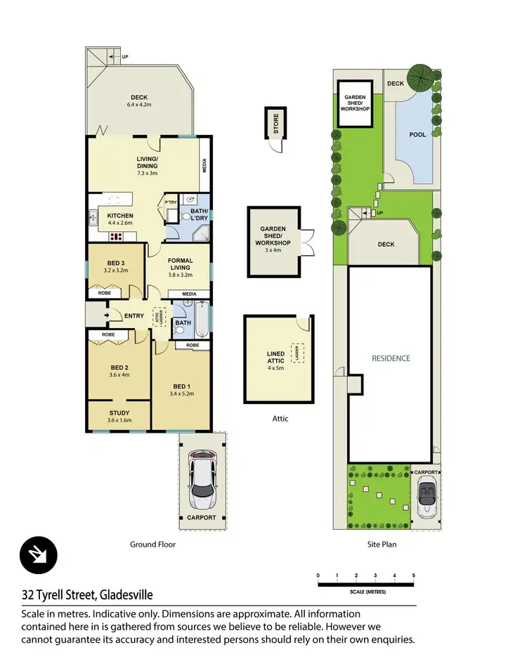 Floorplan of Homely house listing, 32 Tyrell Street, Gladesville NSW 2111