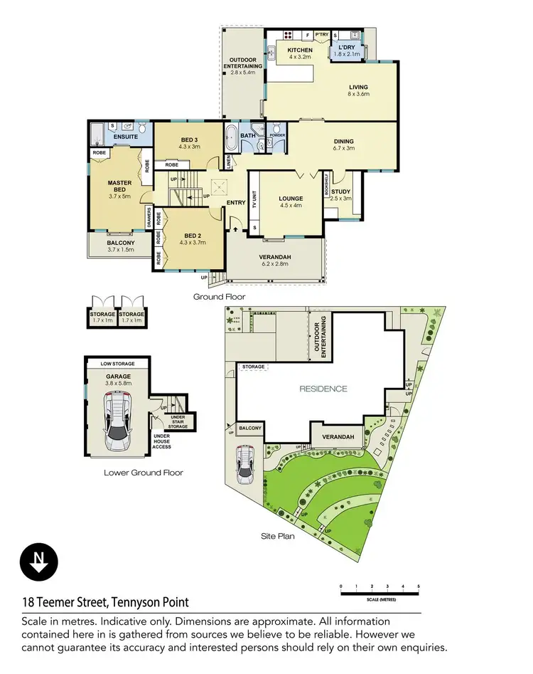 Floorplan of Homely house listing, 18 Teemer Street, Tennyson Point NSW 2111