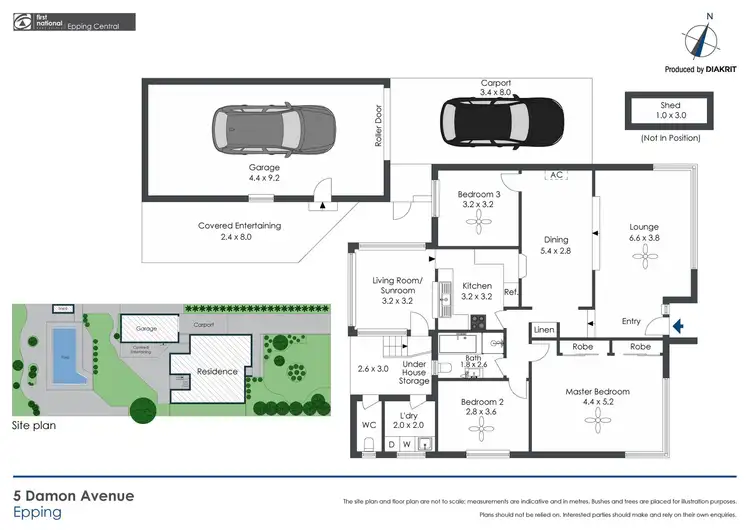 Floorplan of Homely house listing, 5 Damon Avenue, Epping NSW 2121