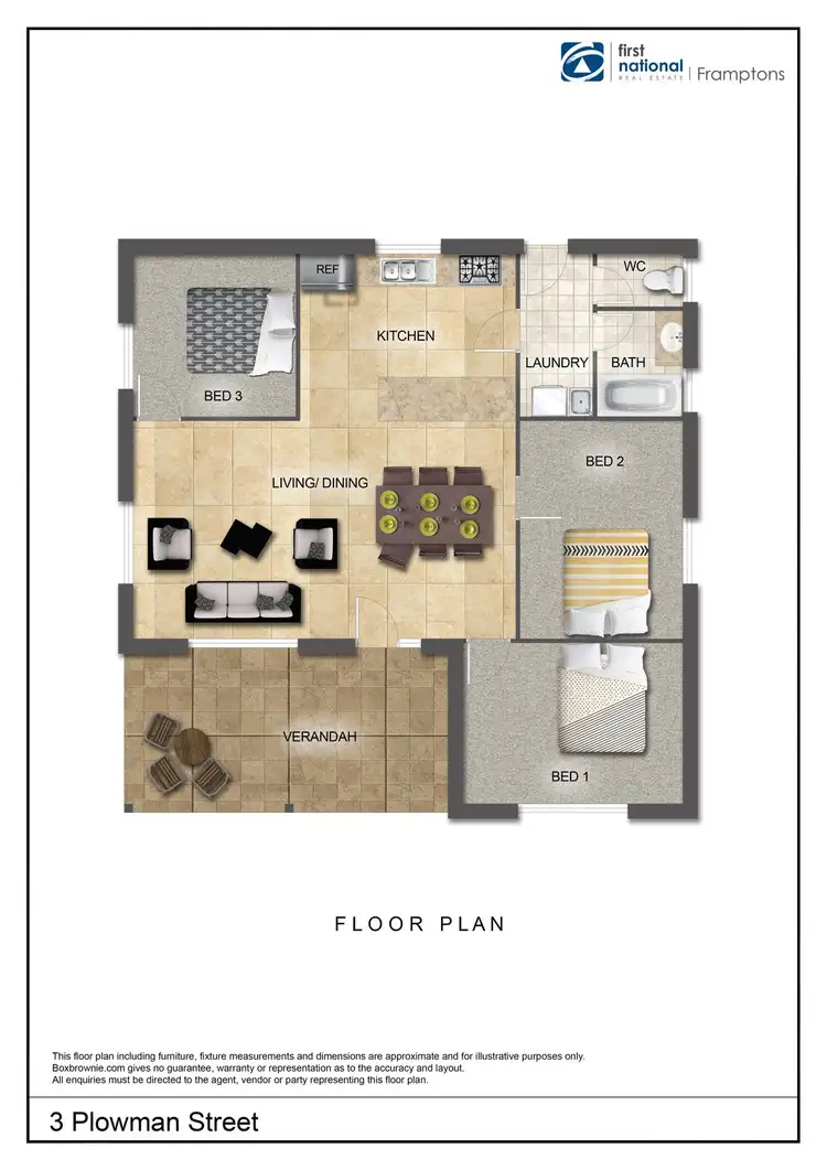 Floorplan of Homely house listing, 3 Plowman Street, Gillen NT 870