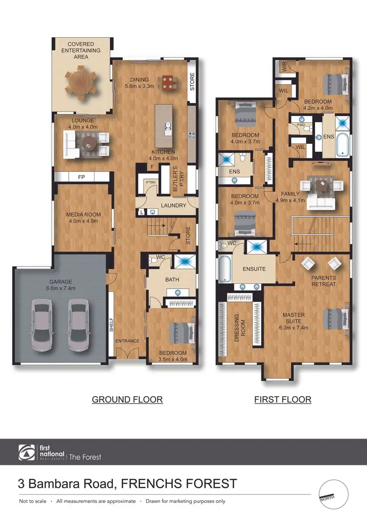 Floorplan of Homely house listing, 3 Bambara Road, Frenchs Forest NSW 2086