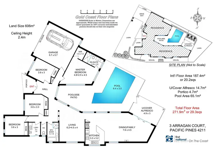 Floorplan of Homely house listing, 3 Arragan Court, Pacific Pines QLD 4211