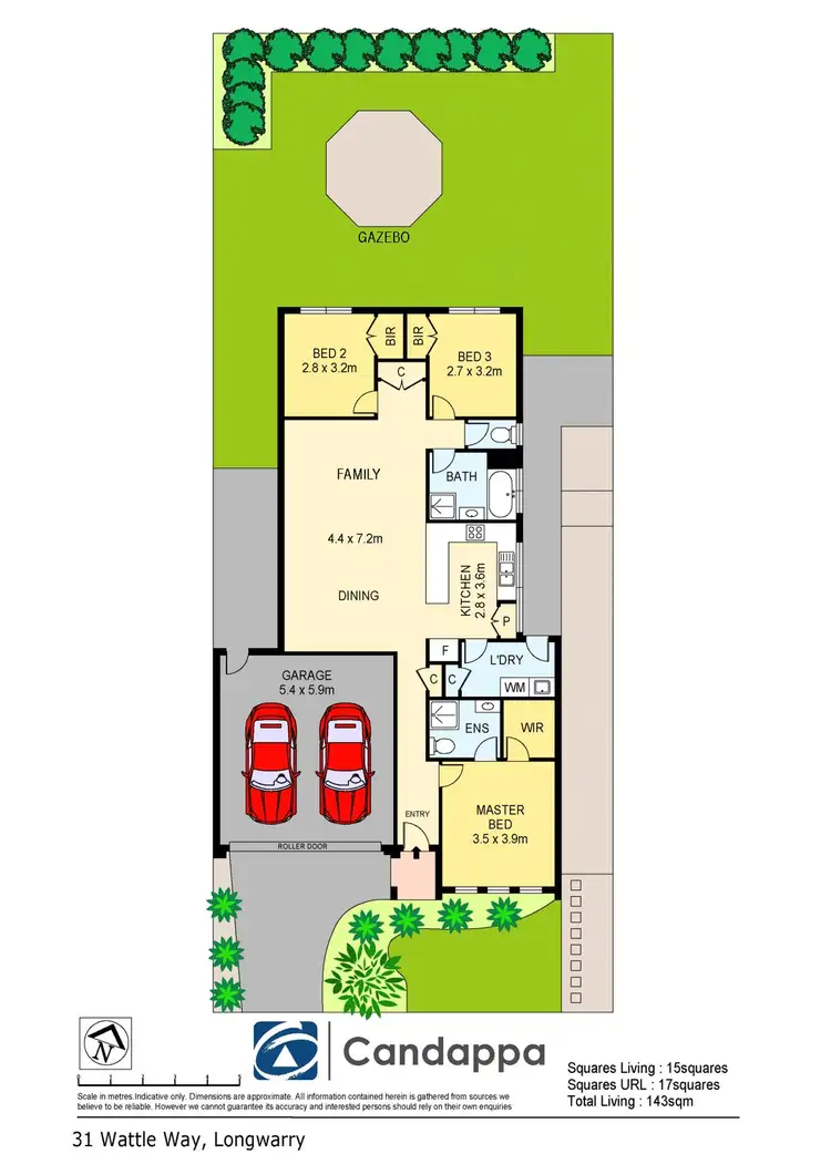 Floorplan of Homely house listing, 31 Wattle Way, Longwarry VIC 3816