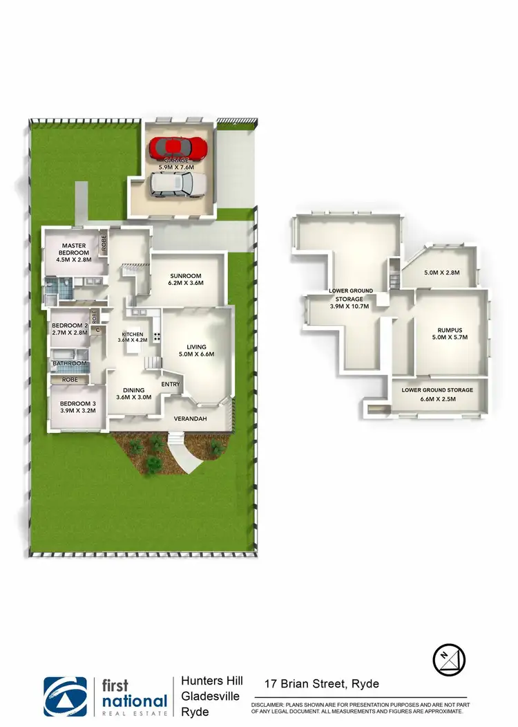 Floorplan of Homely house listing, 17 Brian Street, Ryde NSW 2112