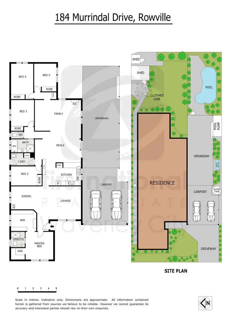 Floorplan of Homely house listing, 184 Murrindal Drive, Rowville VIC 3178