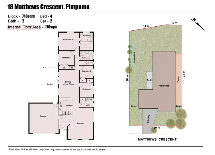 Floorplan of Homely house listing, 18 Matthews Crescent, Pimpama QLD 4209
